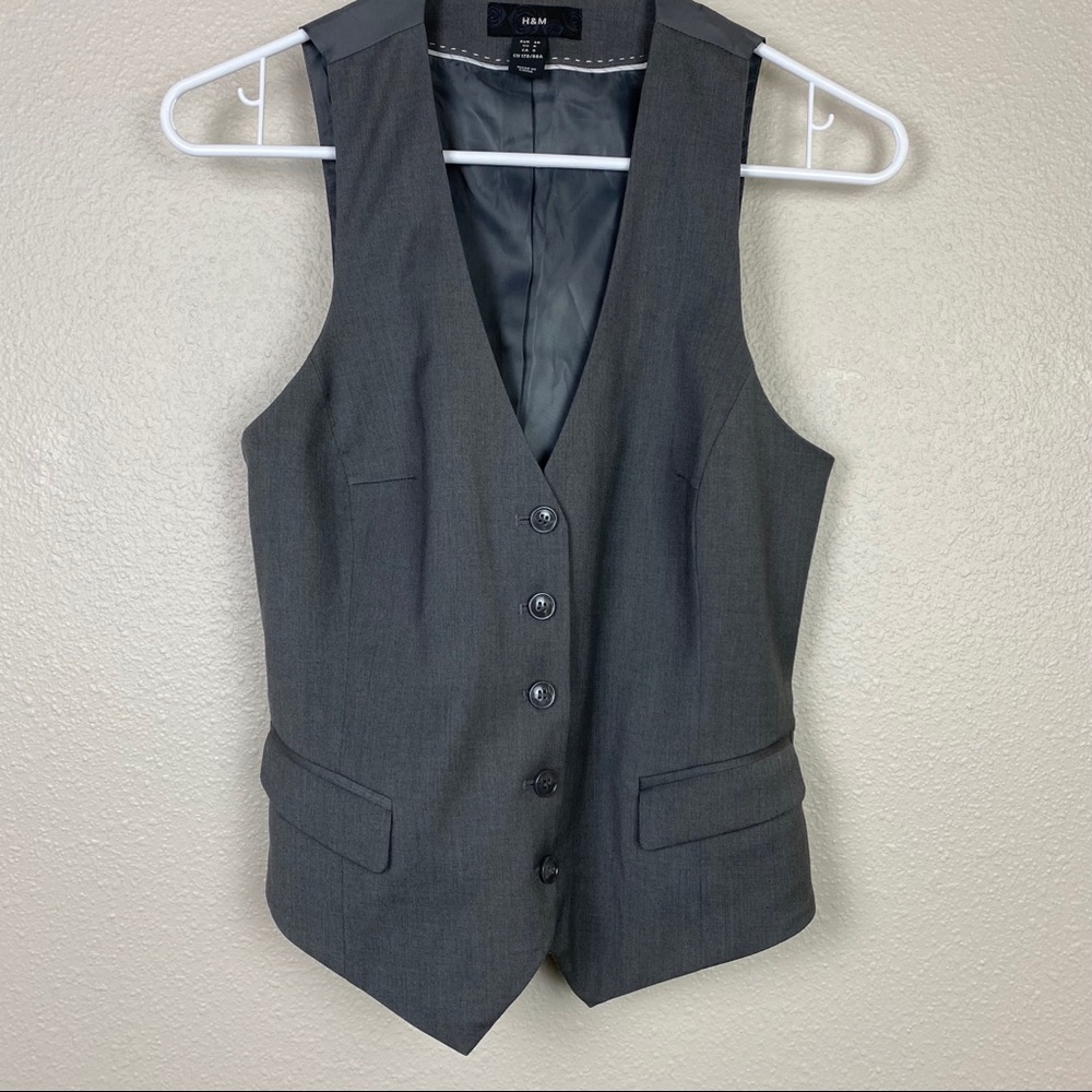 H&M Grey Suit Vest